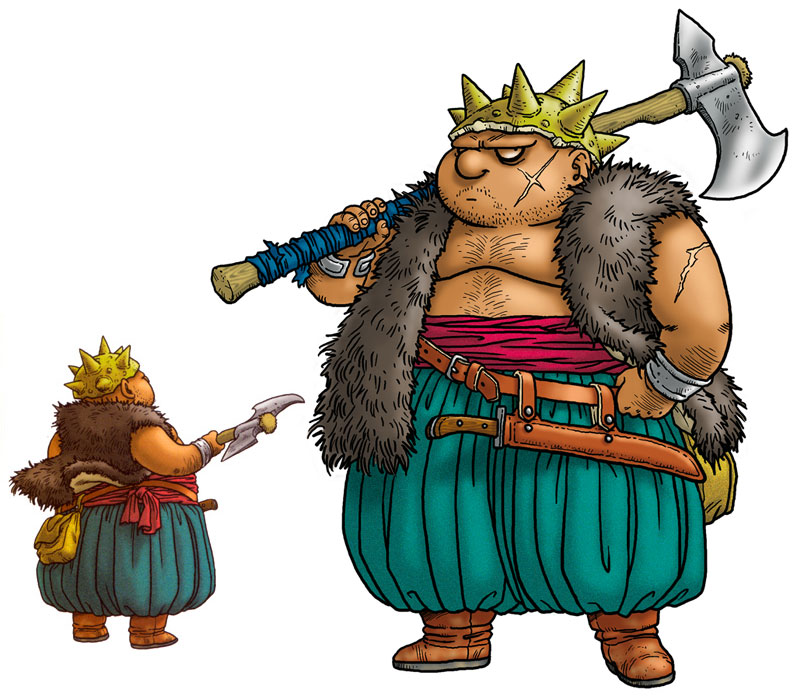 Yangus Art from Dragon Quest VIII
