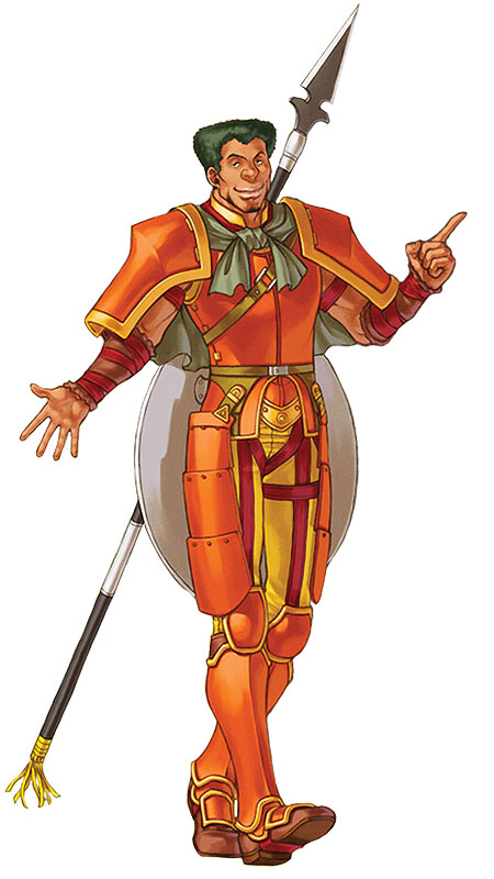 Devdan Art from Fire Emblem: Path of Radiance
