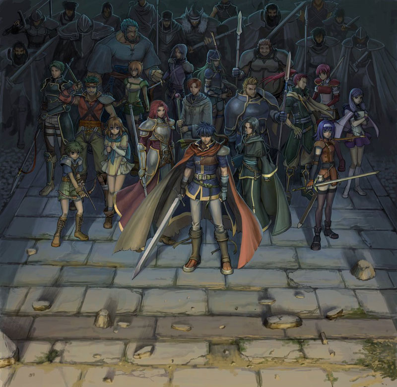 Main Characters Art from Fire Emblem: Path of Radiance