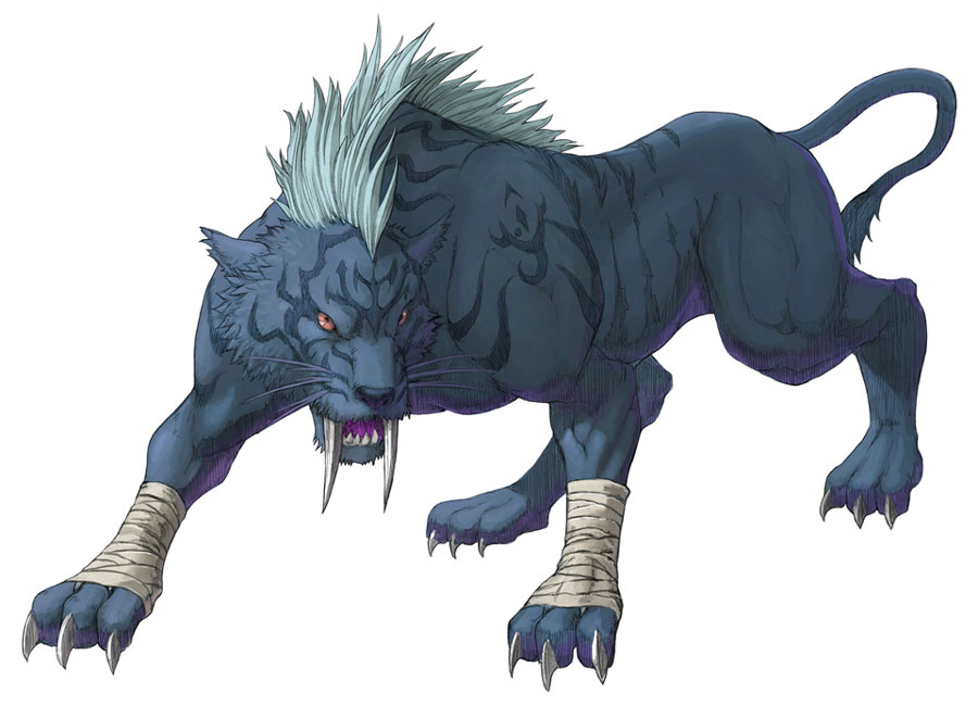Mordecai Tiger Form Art from Fire Emblem: Path of Radiance