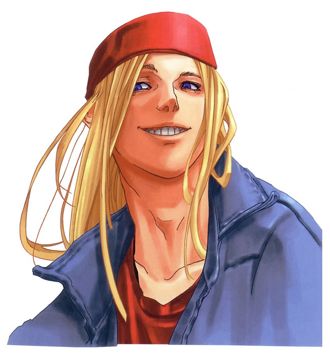 Axl Low Face Art from Guilty Gear X2