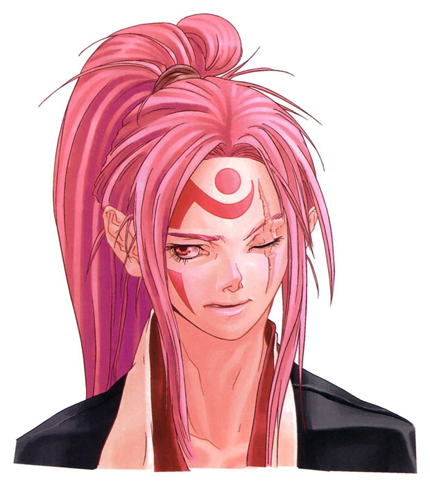 Baiken Face Art from Guilty Gear X2