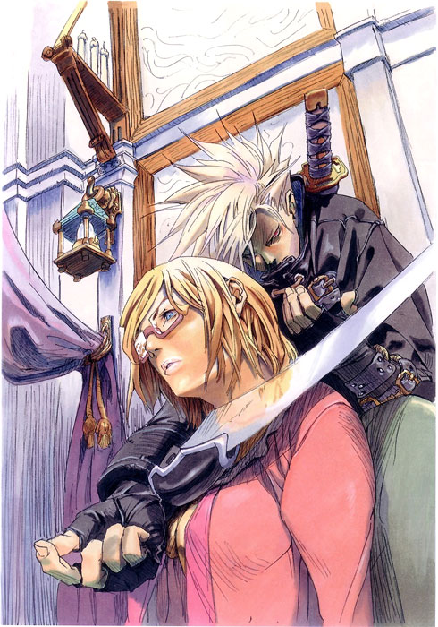 Chipp Zanuff Illustration from Guilty Gear X2