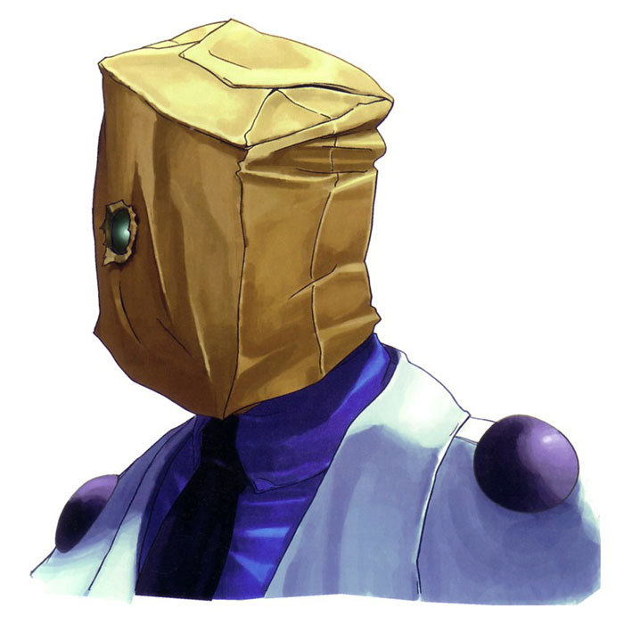 Faust Face Art from Guilty Gear X2