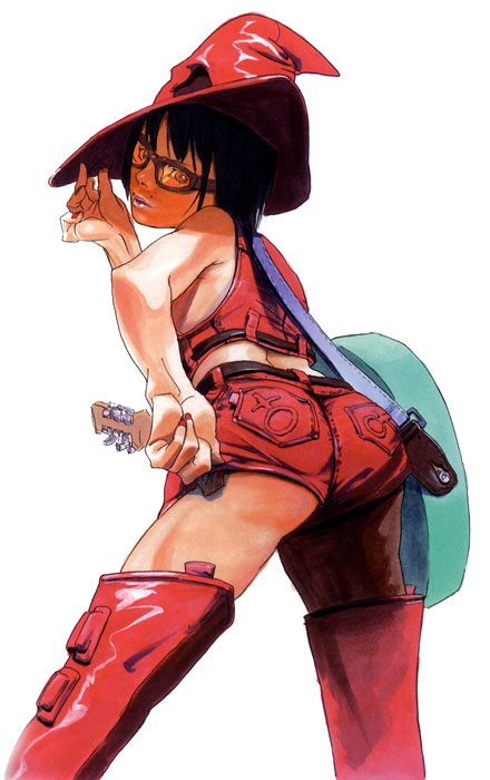 I-No Concept Art from Guilty Gear X2
