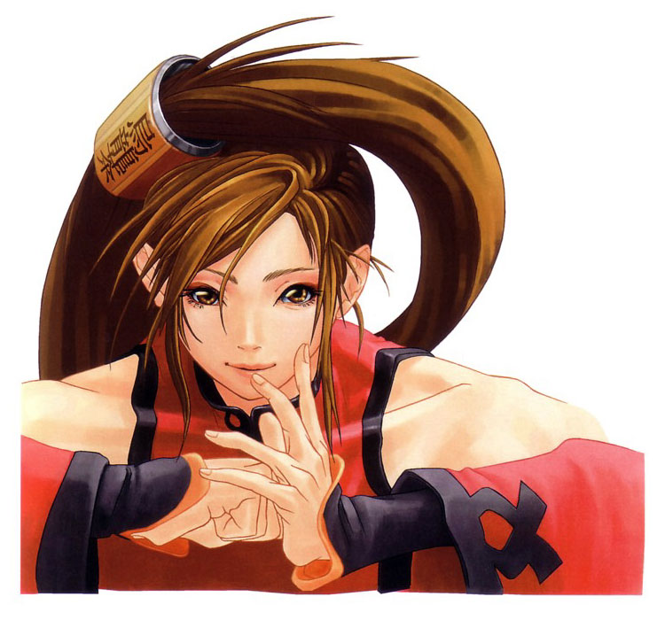 Jam Kuradoberi Face Art from Guilty Gear X2