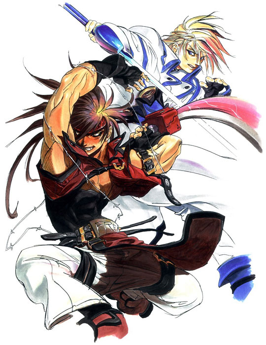 Sol Badguy & Ky Kiske Art from Guilty Gear X2