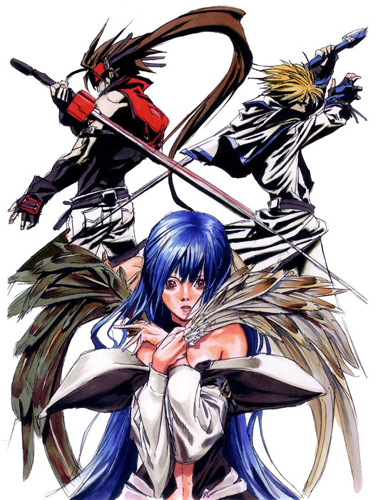Sol, Ky Kiske, & Dizzy Art from Guilty Gear X2