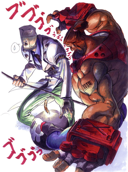 Faust & Potemkin Art from Guilty Gear X2