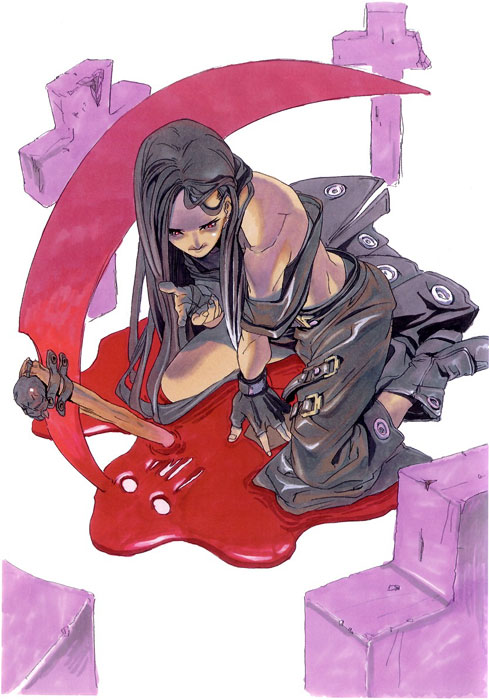 Testament Concept Art from Guilty Gear X2