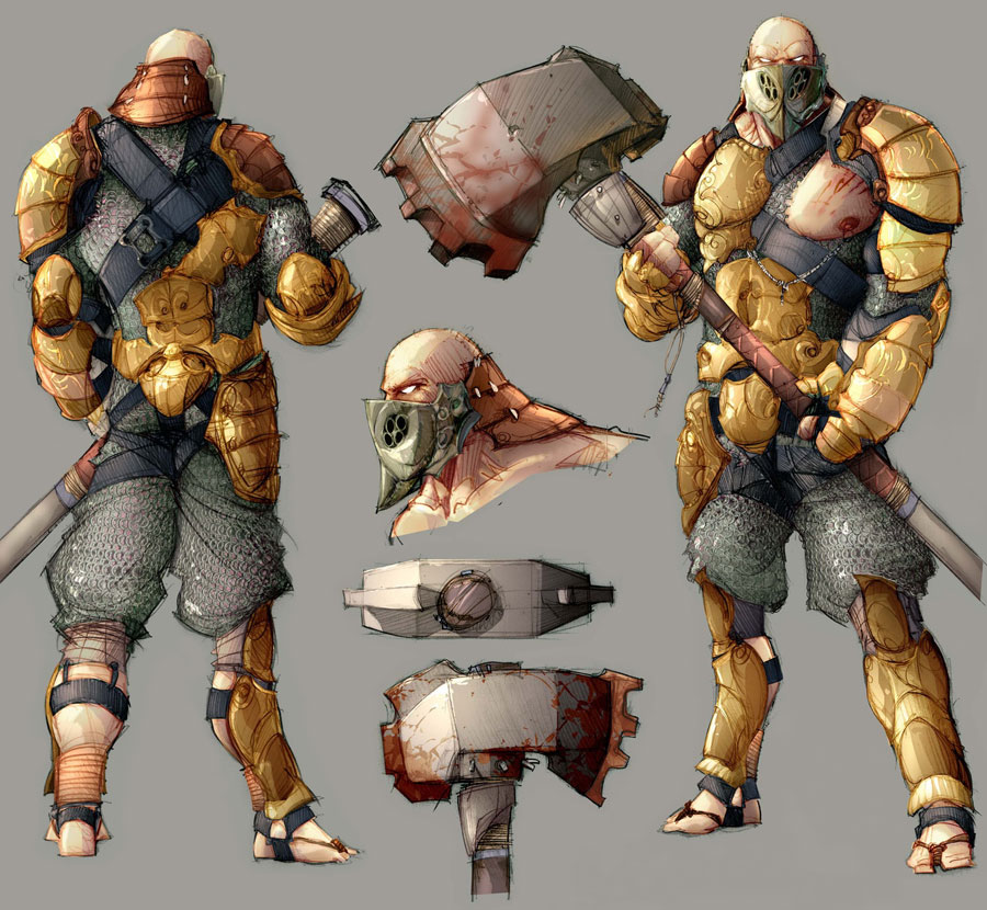 Maulman Art from Heavenly Sword