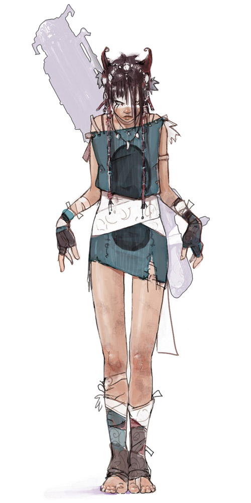 Kai Art from Heavenly Sword