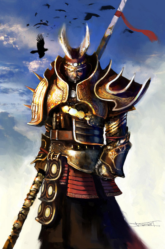 King Bohan & Ravens Art from Heavenly Sword
