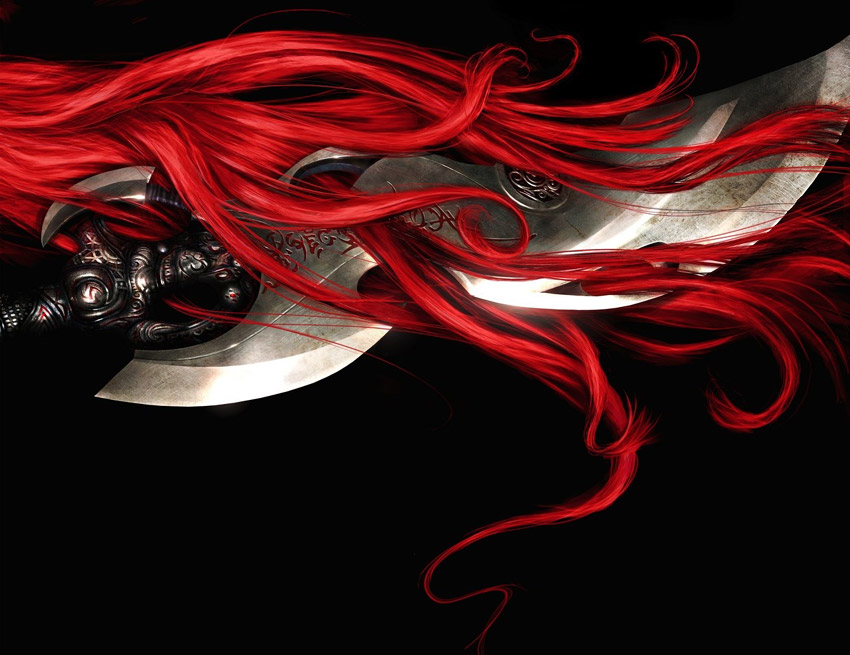 Hair & Sword Promo Art from Heavenly Sword