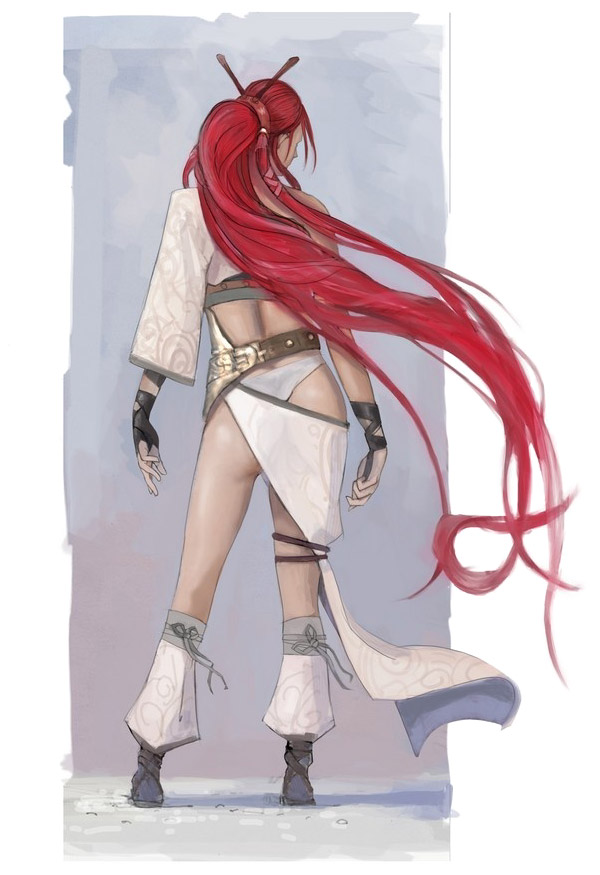 Nariko Backside Art from Heavenly Sword