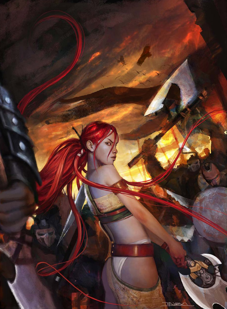 Nariko Promo Poster Art from Heavenly Sword