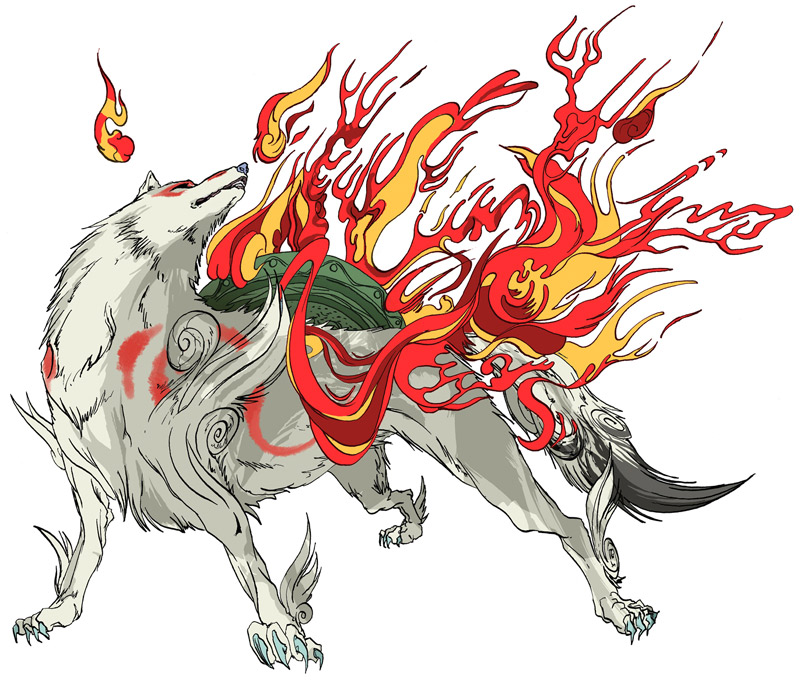 Ammy (Amaterasu) Art from Okami
