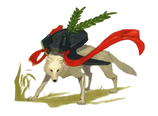 Amaterasu Early Concept Art from Okami