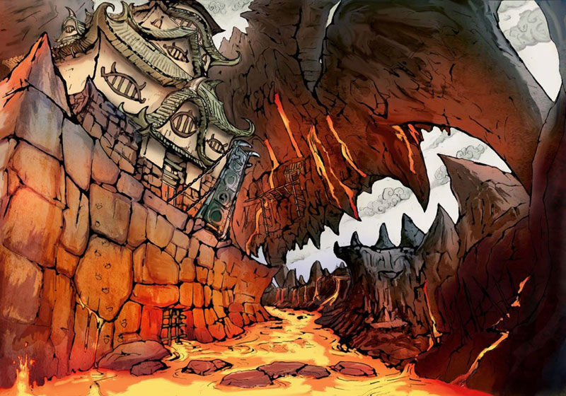 Oni Island Art from Okami