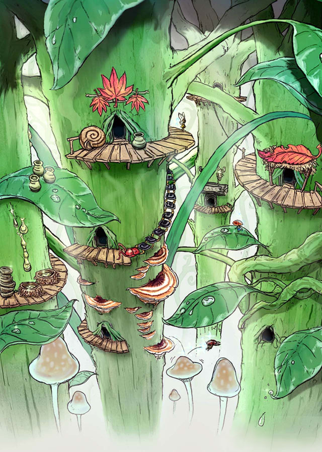 Ponc'tan Art from Okami