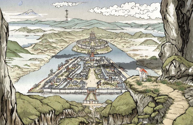 Sei'an City Art from Okami