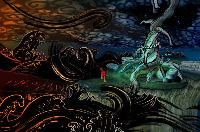 Shinshu Field Art from Okami