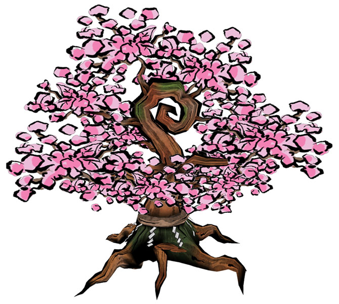 Cherry Tree (Rejuvenated) Art from Okami