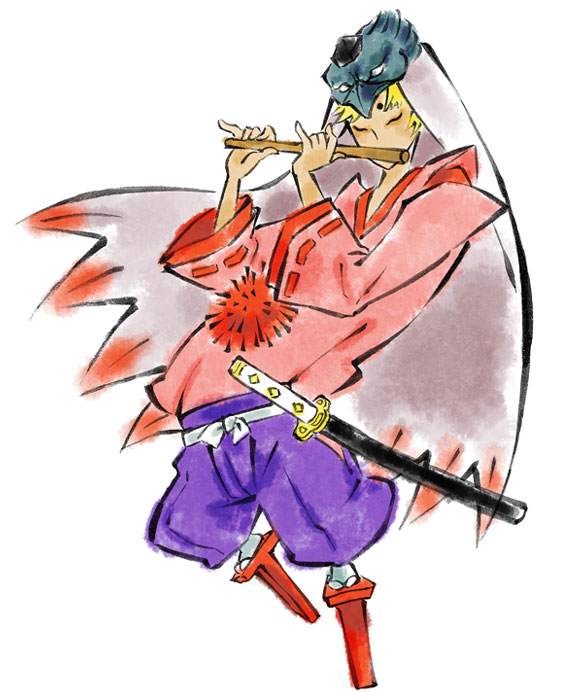 Waka Art from Okami