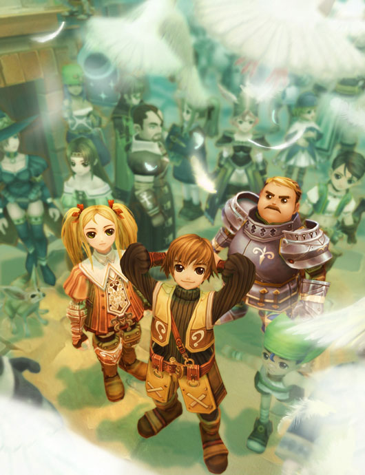 Main Characters Art from Radiata Stories
