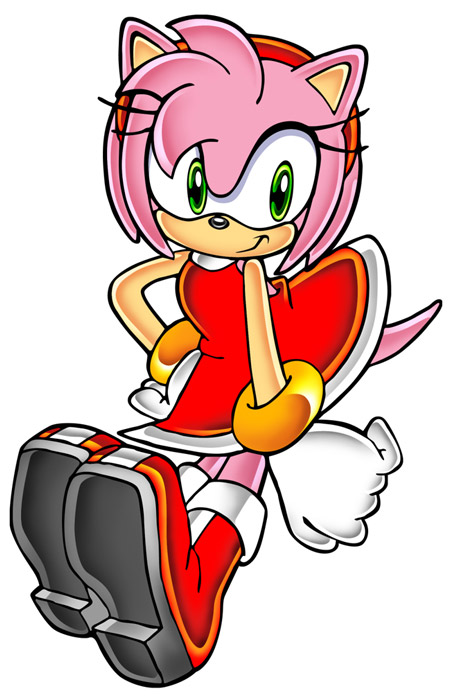 Amy Rose Artwork from Sonic Adventure