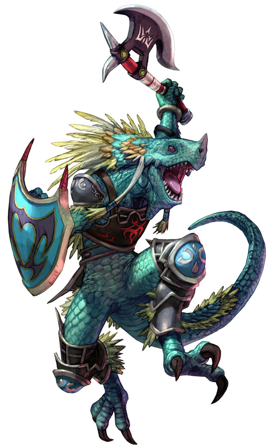 Lizardman Art from Soulcalibur III