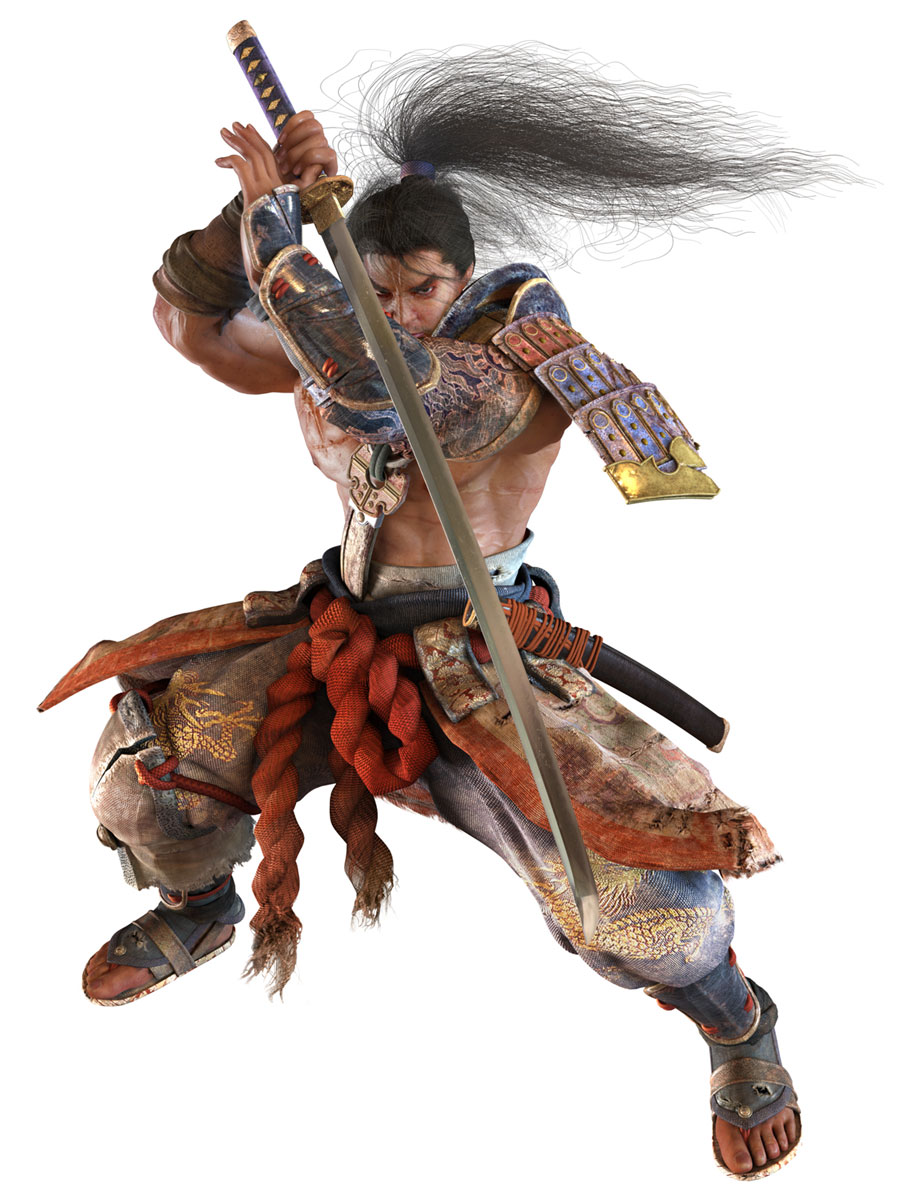 Mitsurugi Render from Soulcalibur IV