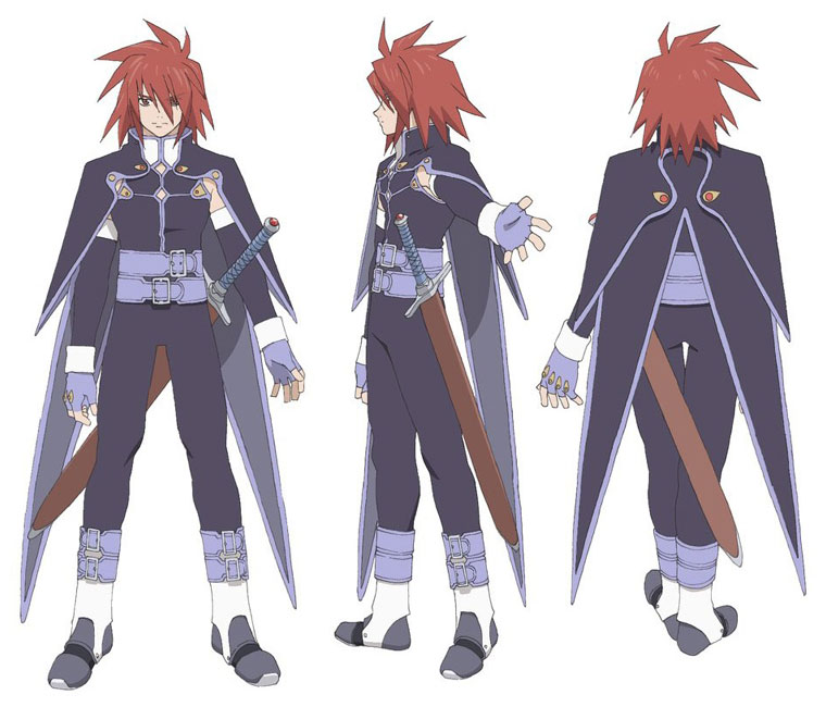 Kratos Aurion Concept Art from Tales of Symphonia