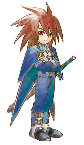 Kratos Aurion Chibi Art from Tales of Symphonia