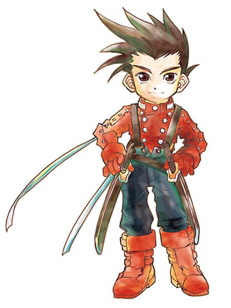 Lloyd Irving Chibi Art from Tales of Symphonia