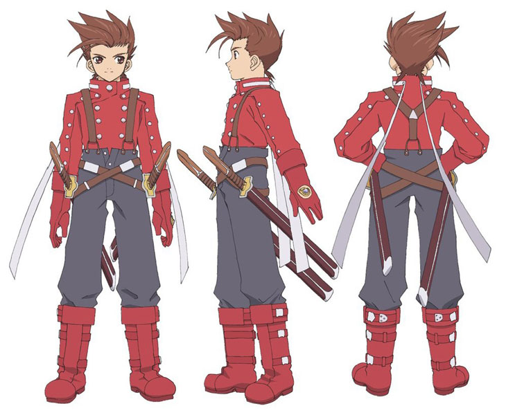 Lloyd Irving Concept Art from Tales of Symphonia