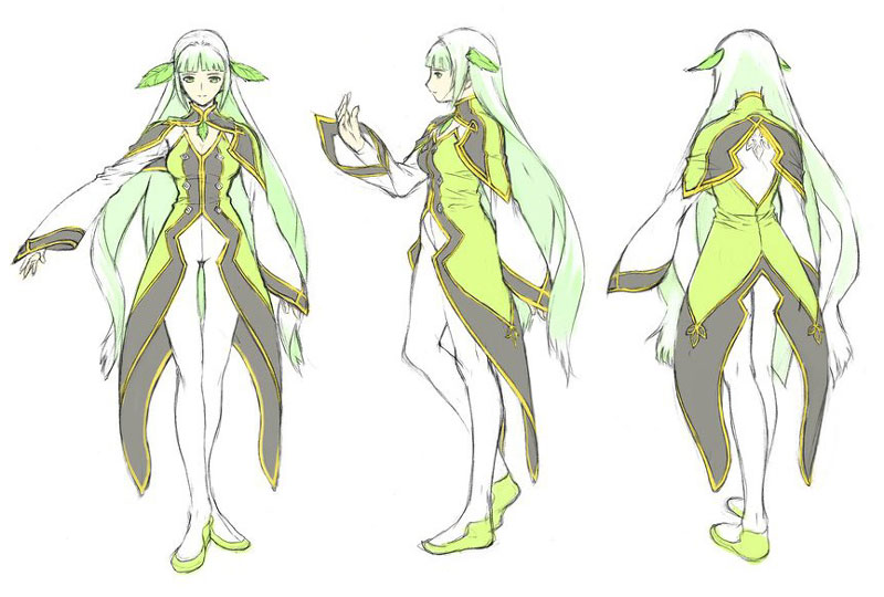 Martel Concept Art from Tales of Symphonia