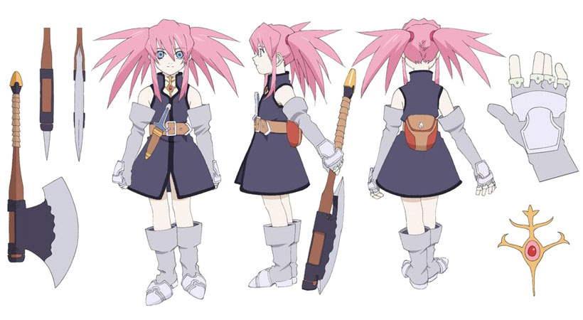 Presea Combatir Concept Art from Tales of Symphonia