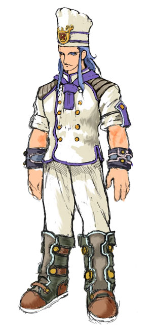 Regal Bryant - God of the Kitchen Costume Art from Tales of Symphonia