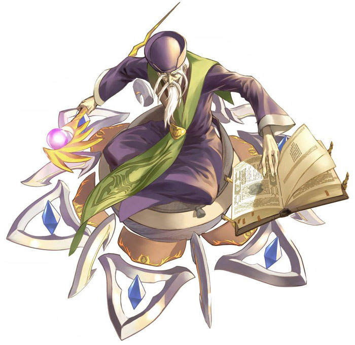 Maxwell Summon Spirit Art from Tales of Symphonia