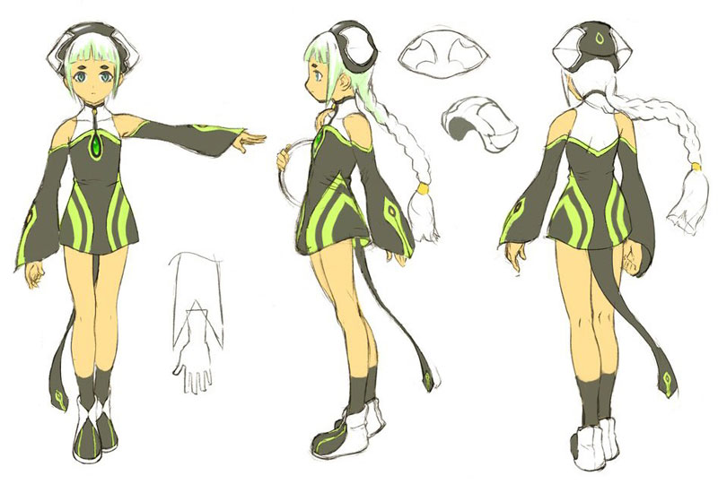 Tabatha Concept Art from Tales of Symphonia