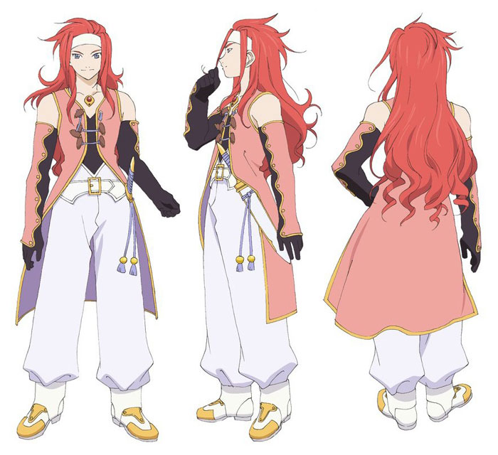 Zelos Wilder Concept Art from Tales of Symphonia