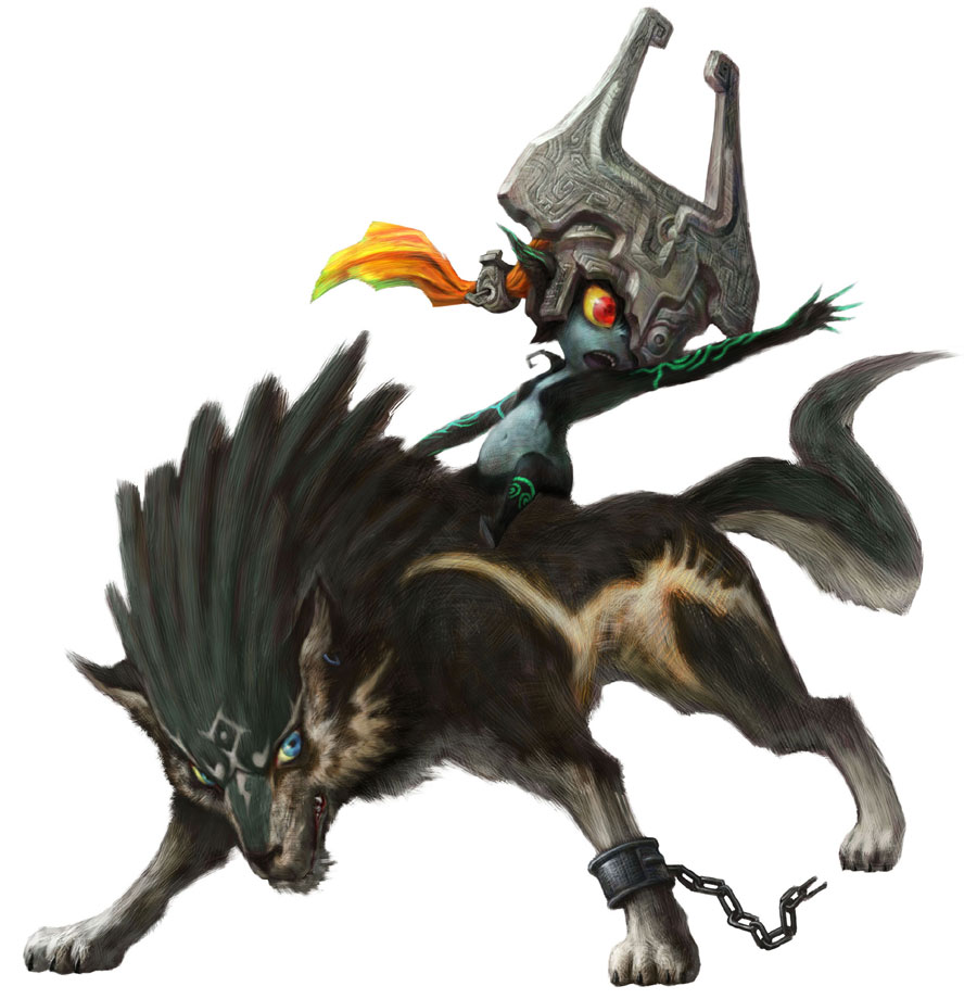 Wolf & Midna Art from Legend of Zelda: Twilight Princess