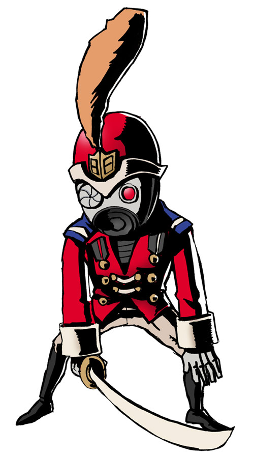 Bianky Red Leader Art from Viewtiful Joe