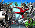 Viewtiful Joe Box Art Illustration