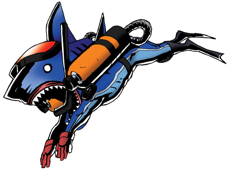 Gran Bruce Art from Viewtiful Joe