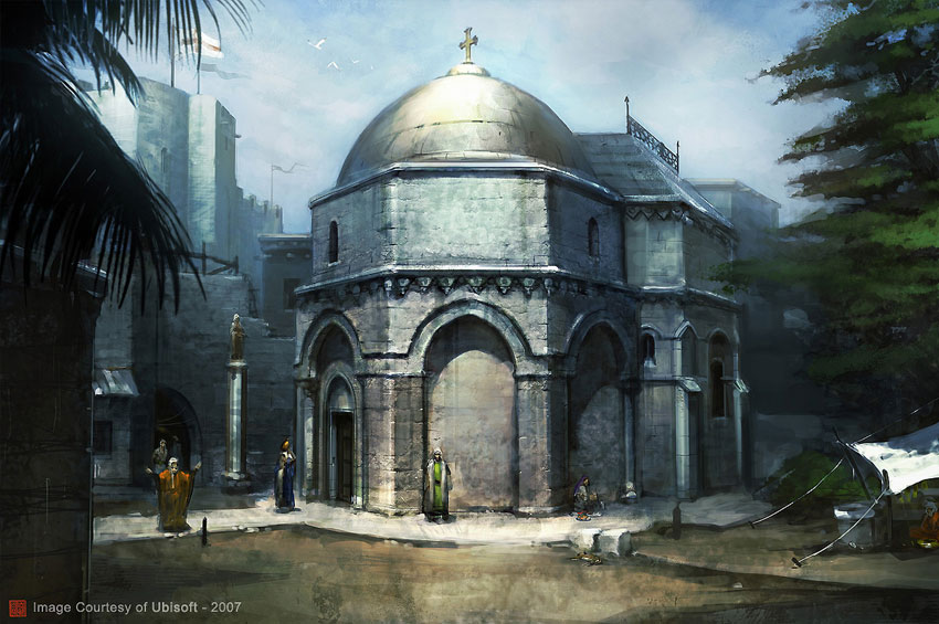 Acre Chapel Art from Assassin's Creed