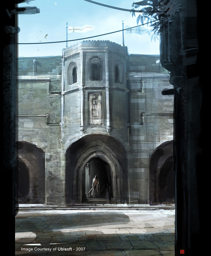Acre Hospital Art from Assassin's Creed