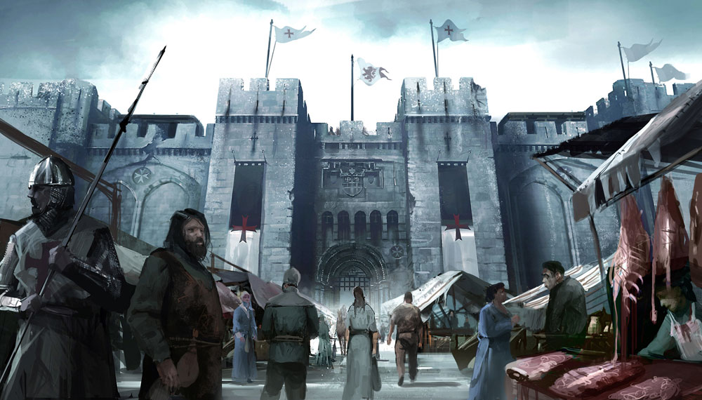 Acre Citadel Art from Assassin's Creed