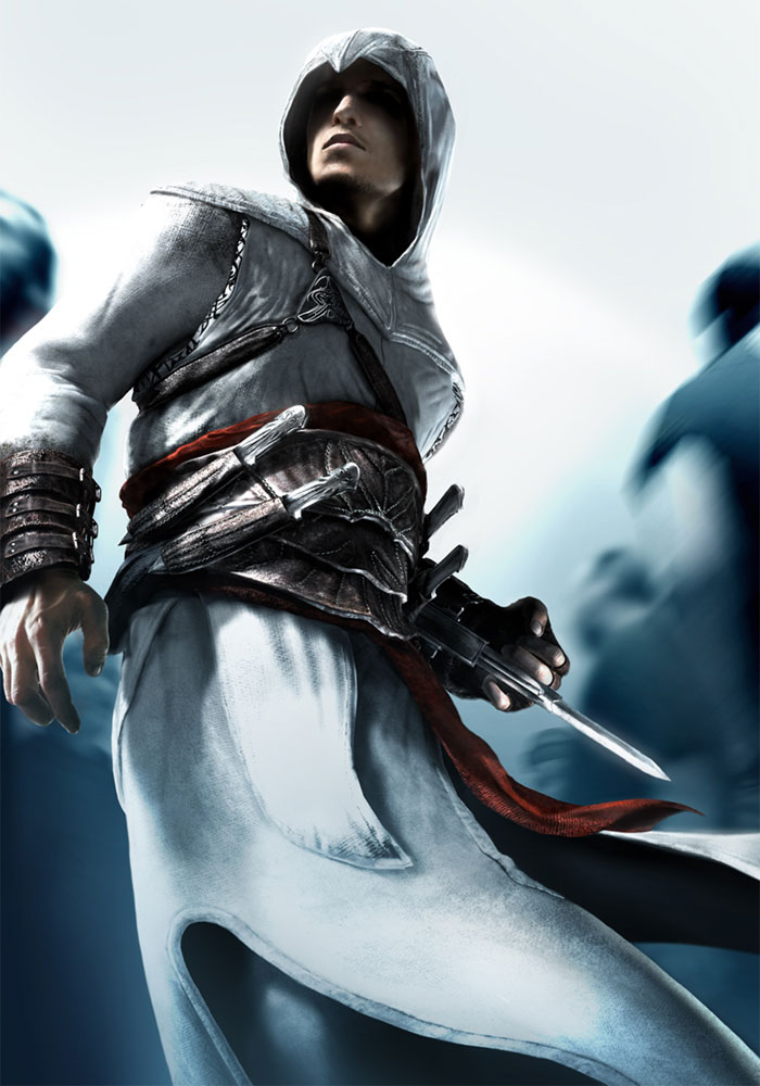 Altair in Crowd Art from Assassin's Creed